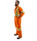 Hi Visibility triple trim 4" F.R. Coverall